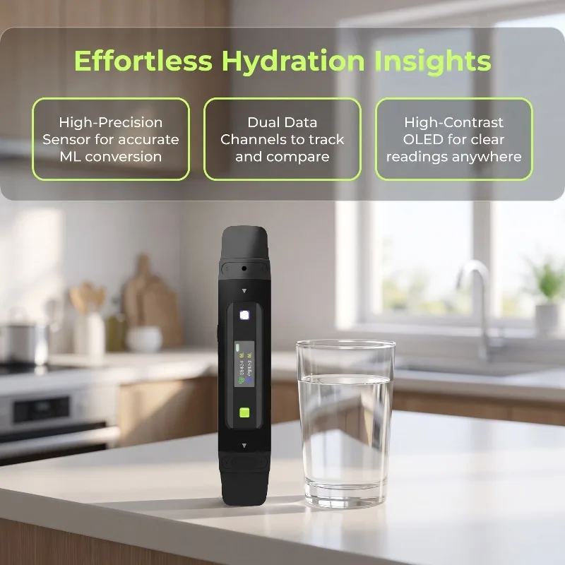 Handheld Atomizer Pen Smart LED Screen Dual Cartridge Slots Type-C Rechargeable Portable Pocket Device