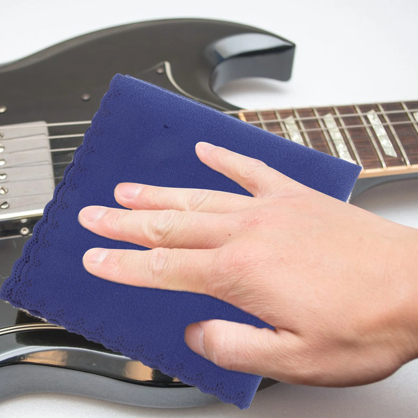 

Instrument Polishing Cloth Double-Sided Reusable Cleaning Wiper for Guitar Violin Piano Sax Flute Maintenance Polishing Cloth