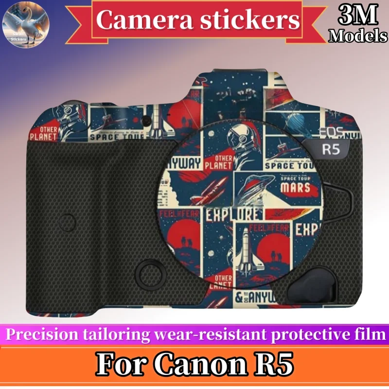 R5 skins For Canon R5 Camera stickers，protective film , Precision tailoring wear-resistan