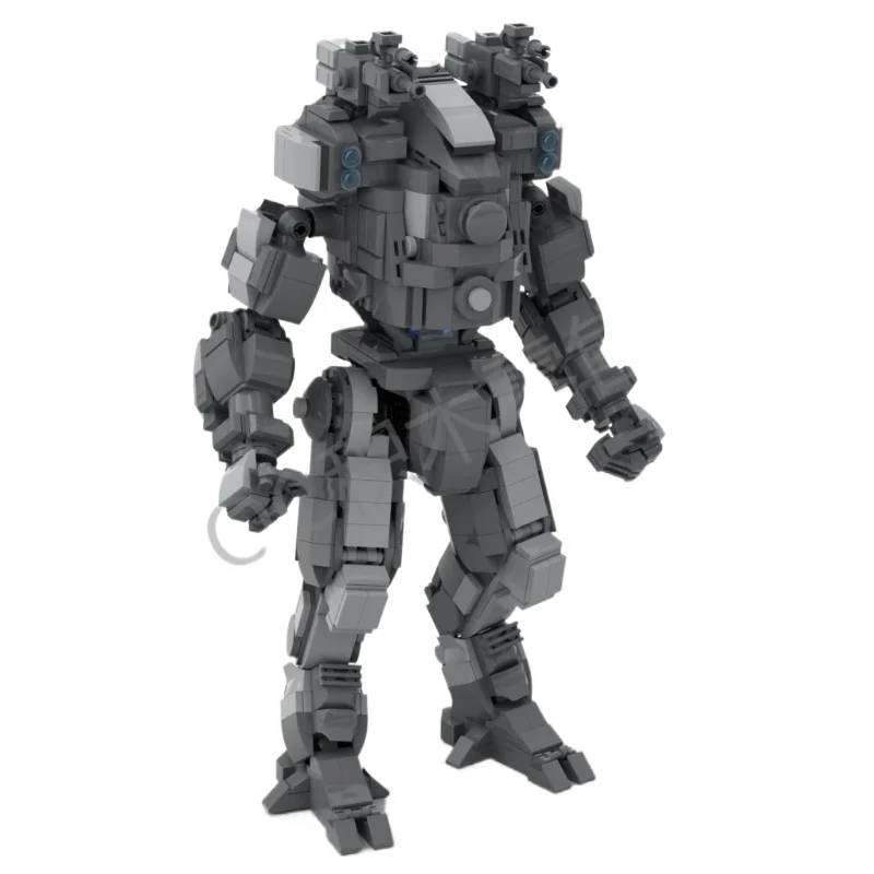 

MOC creative assembly game surrounding Titanfall manned mecha building block Toy model childrens hobby assembly birthday gift