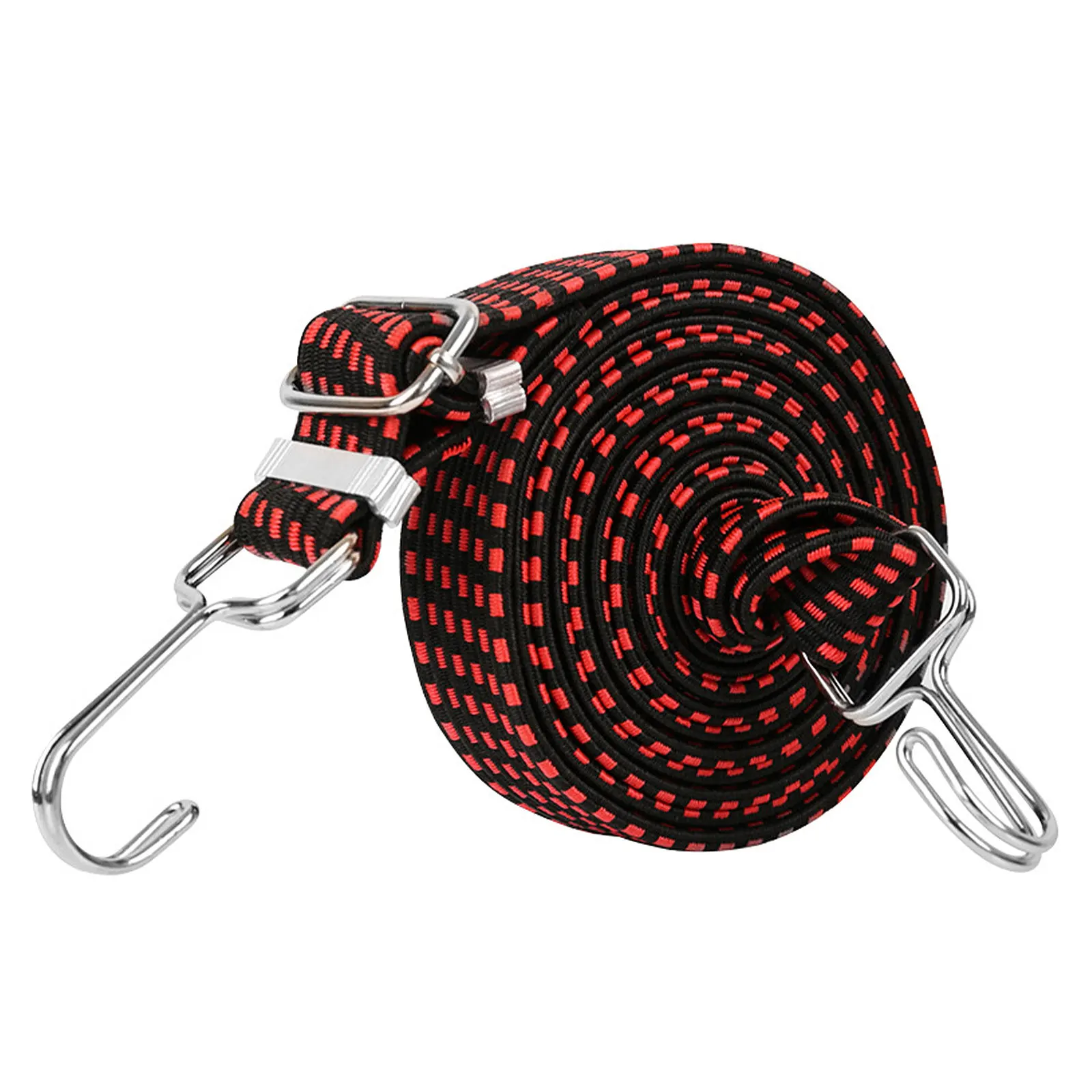 1Pcs Elastic Tie Down Strap Heavy Duty Cargo Binding Belt for Motorcycle Bicycle Electric Scooter Rear Seat Luggage Transport