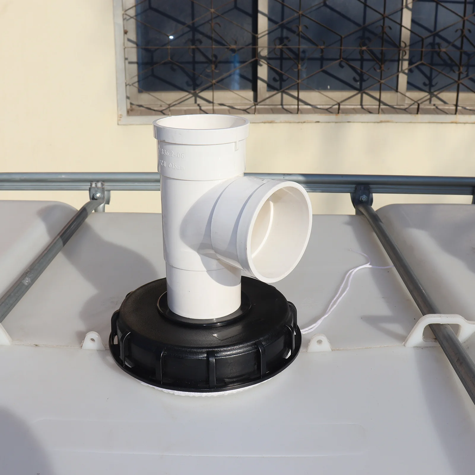 

IBC Tank Lid Filter Fittings Set 4590 Elbow Accessories For Indoor Water Tote Hose Adapter