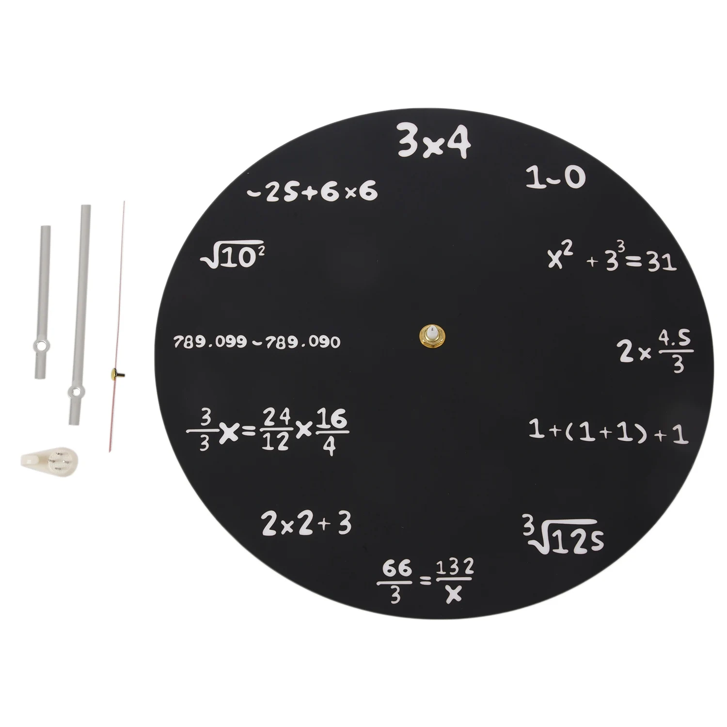 ABKJ-Wall Clock Acrylic Mathematical Formula Clocks Living Room Office Home Diy Decorations Wall Clock Modern Design