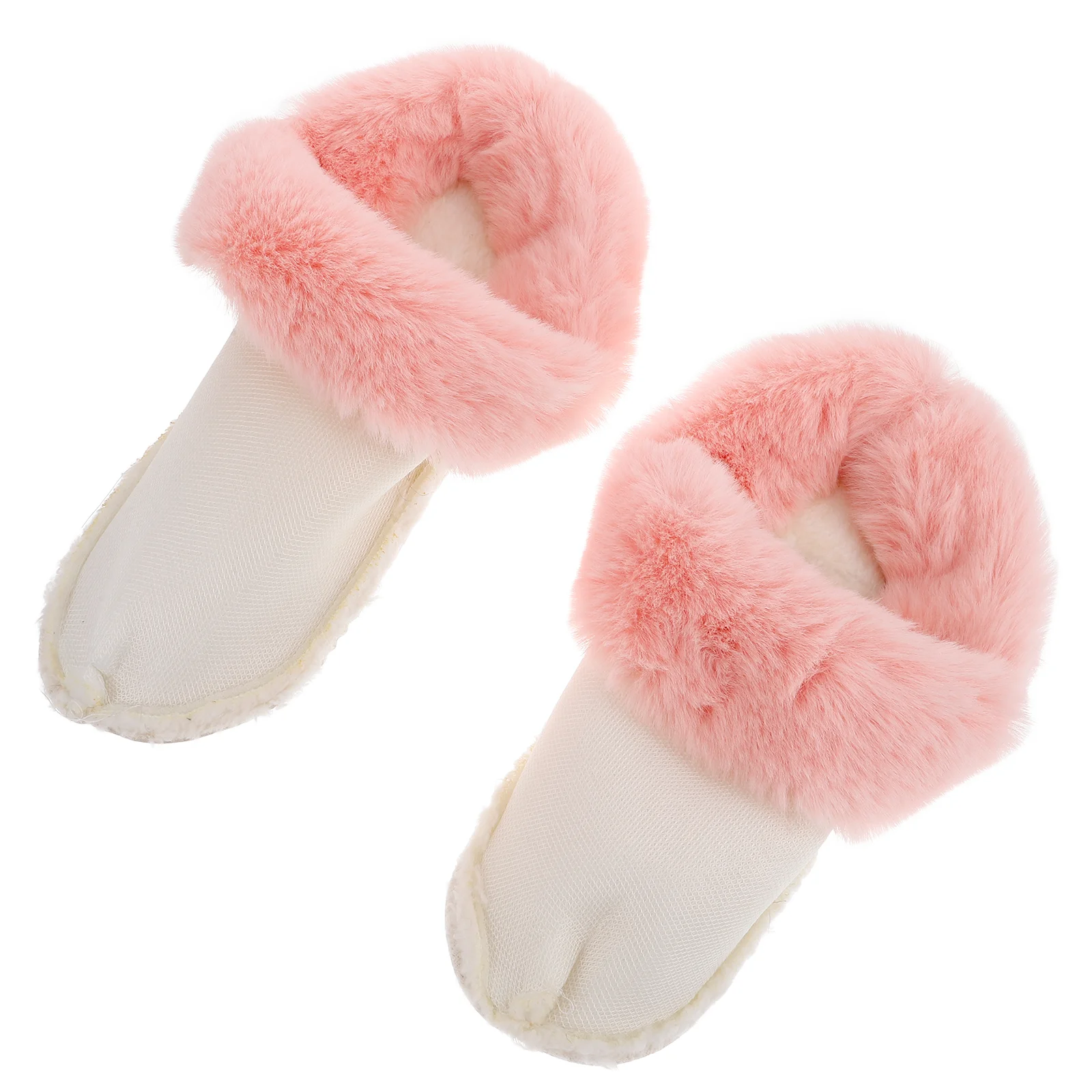 

Velvet Shoe Inserts for Hole Shoes Winter Keep Warm Thicken Plush Fluffy Women Slipper Insoles Replacement