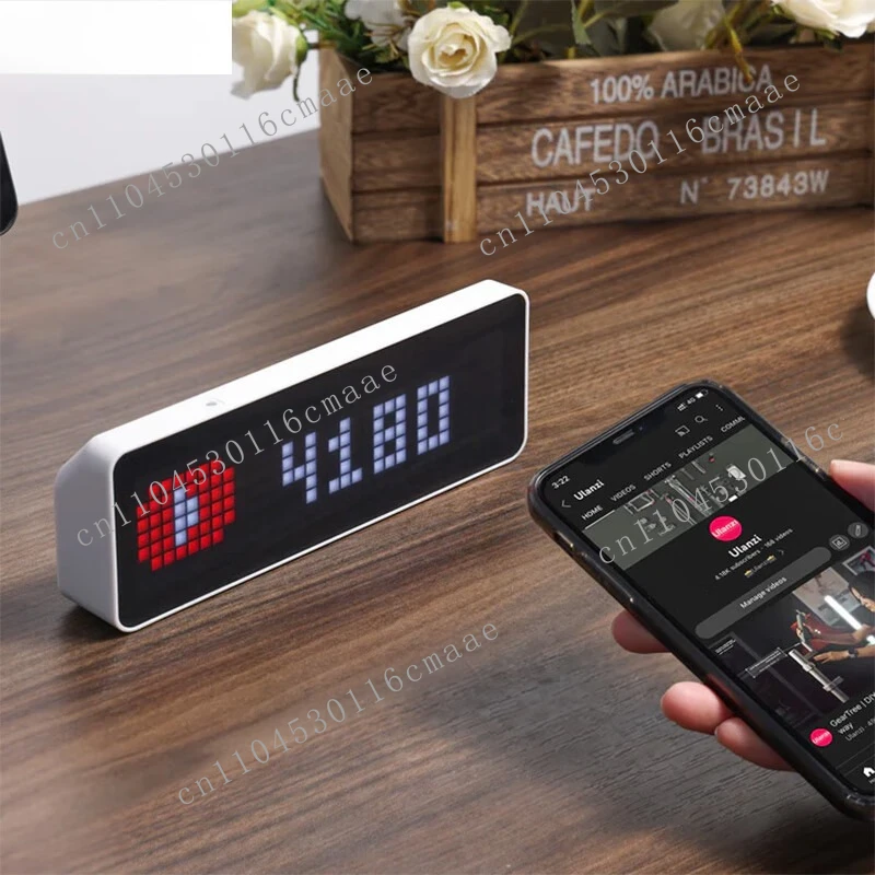 

TC001 Desktop Pixel Clock, Desktop Ornament, Machine Ornament DIY