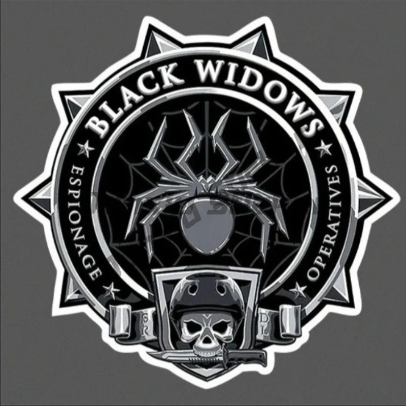 

Black Widows Wallstickers Skull Punk Style Sticker Home Decoration Accessories Room Decor Wallpaper Proof Decal