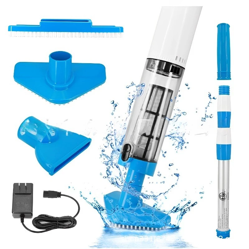 Cordless Rechargeable Pool Vacuum Cleaner Wireless Underwater Cleaner For Spa Hot Tub Fish Pond Swimming Pool