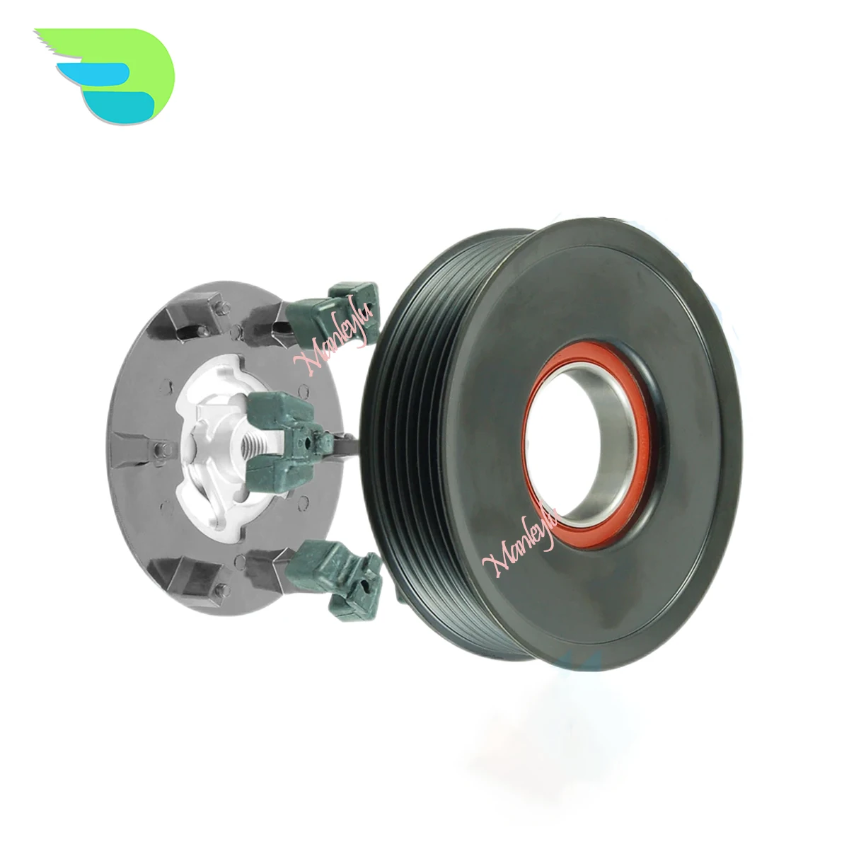 AC A/C Air Conditioning Compressor Clutch Pulley 6SEU14C For AUDI A4 B7 B8 Q5 A6 C6 V6 VW TOUAREG PHAETON 4F0260810K 4E0260805AC