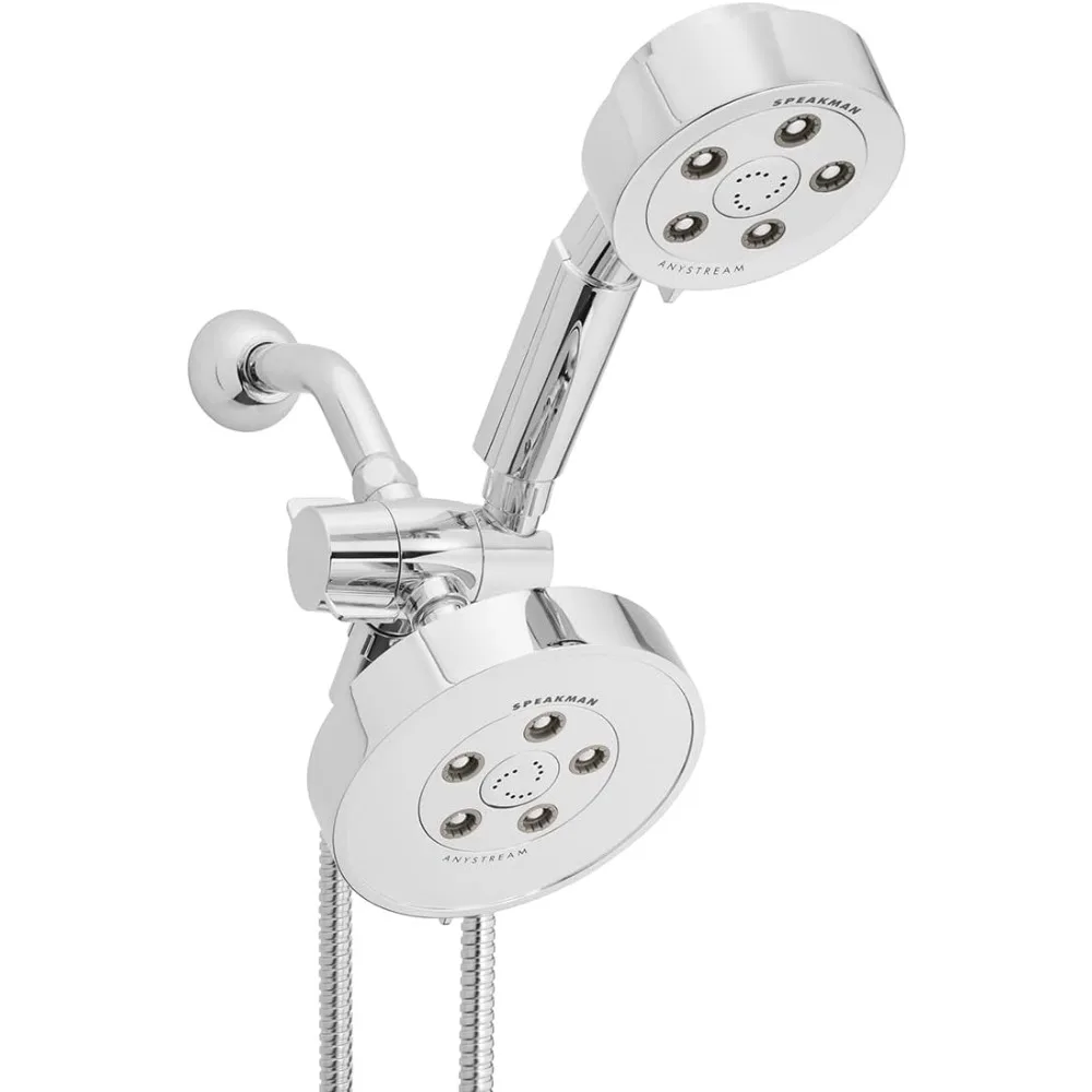 

Neo Anystream VSR-233010 6-Spray Polished Chrome Dual Shower Head 2.5-GPM (9.5 LPM)