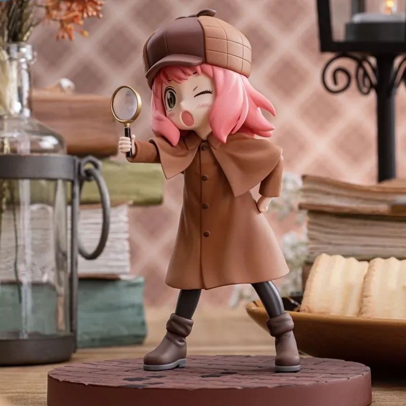 SPY FAMILY Figure Anya Forger Yor Anime Model Action Figure Detective Uniform  Collection Ornamen Toy New Year Kids Gift 13cm