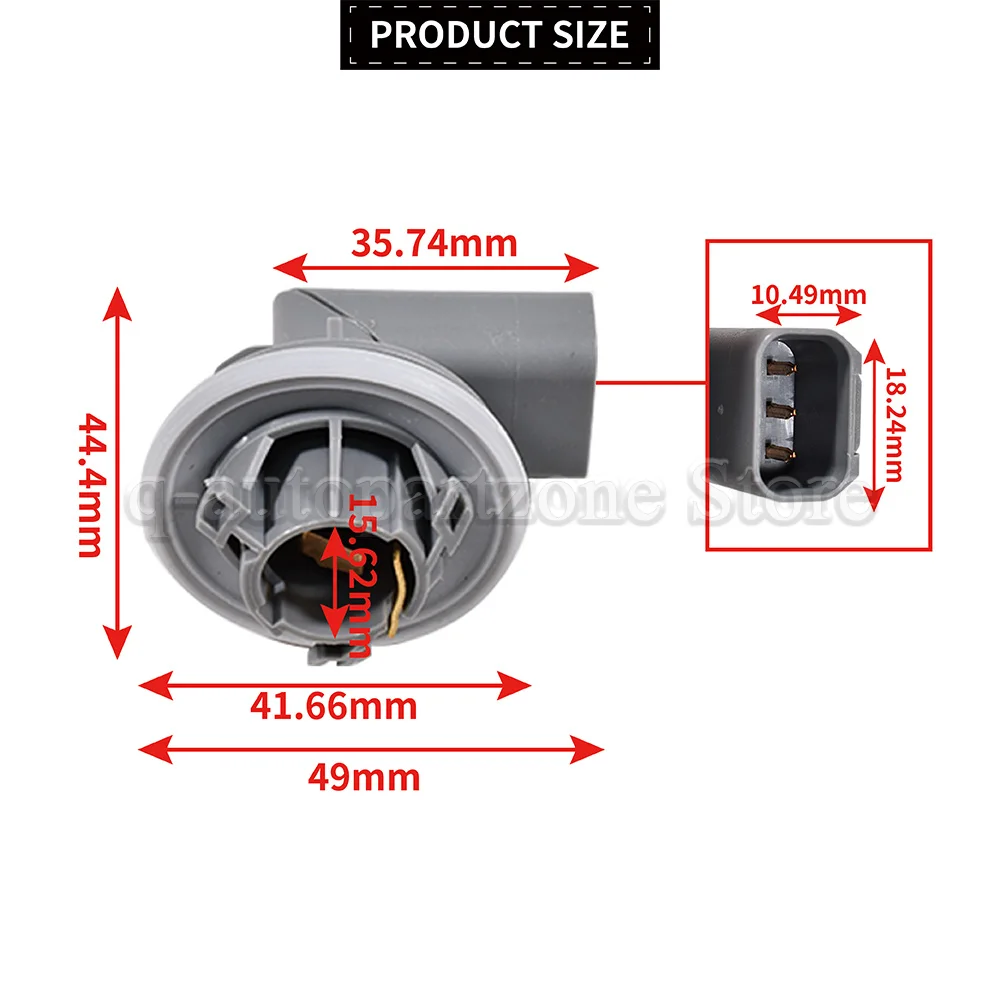 4425186 XS41-13K370-CD Car Bulb Holder Stop Light Lamp Bulb Socket Fit For Ford Focus MK1 MK2 Rear Brake Stop/Tail lamp/light