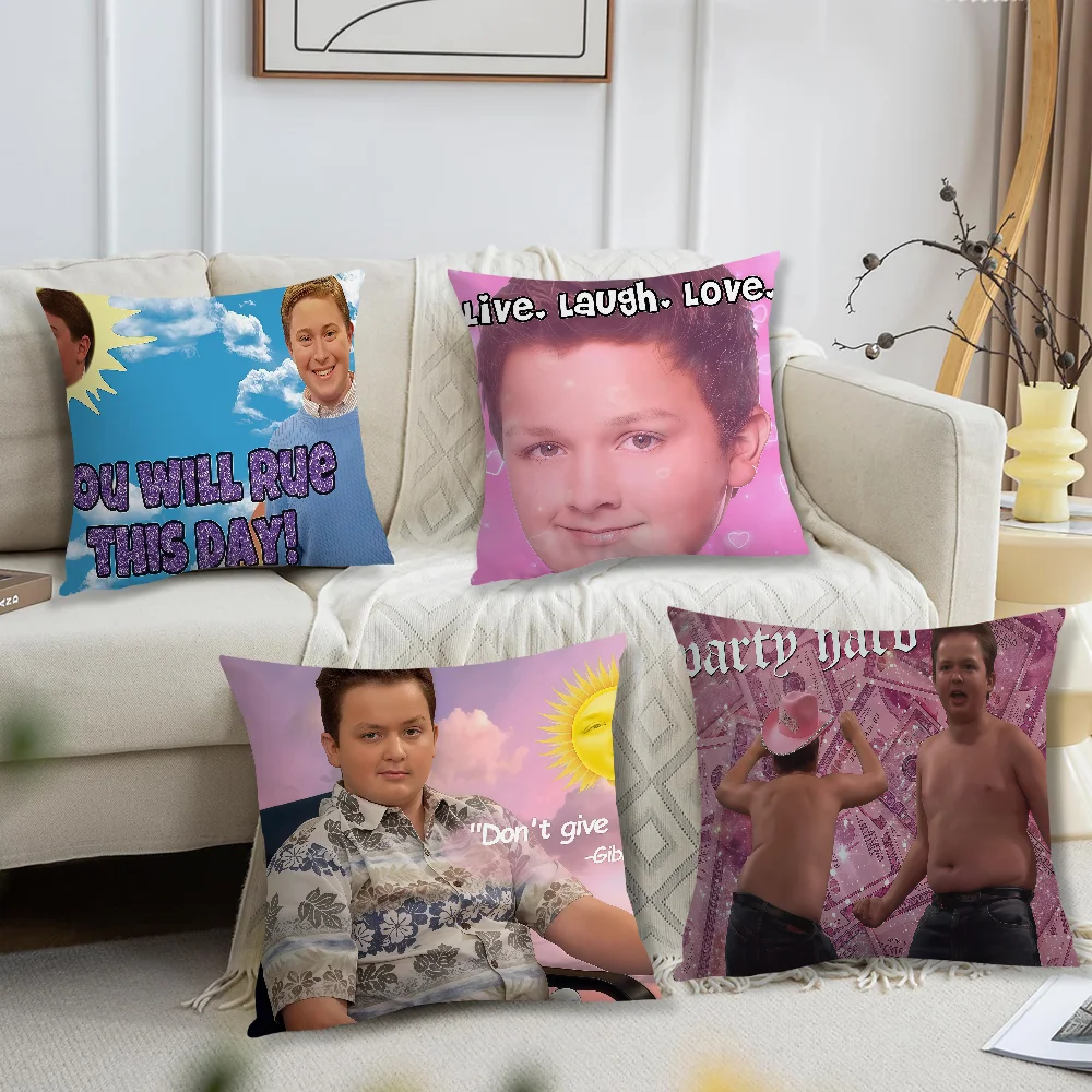 N-Noick G-Gibby From I-ICARLY Fuuny Meme Cushion Cover For Pillow Printing Sofa Decoration Home Car Room Office NordicSimplicity