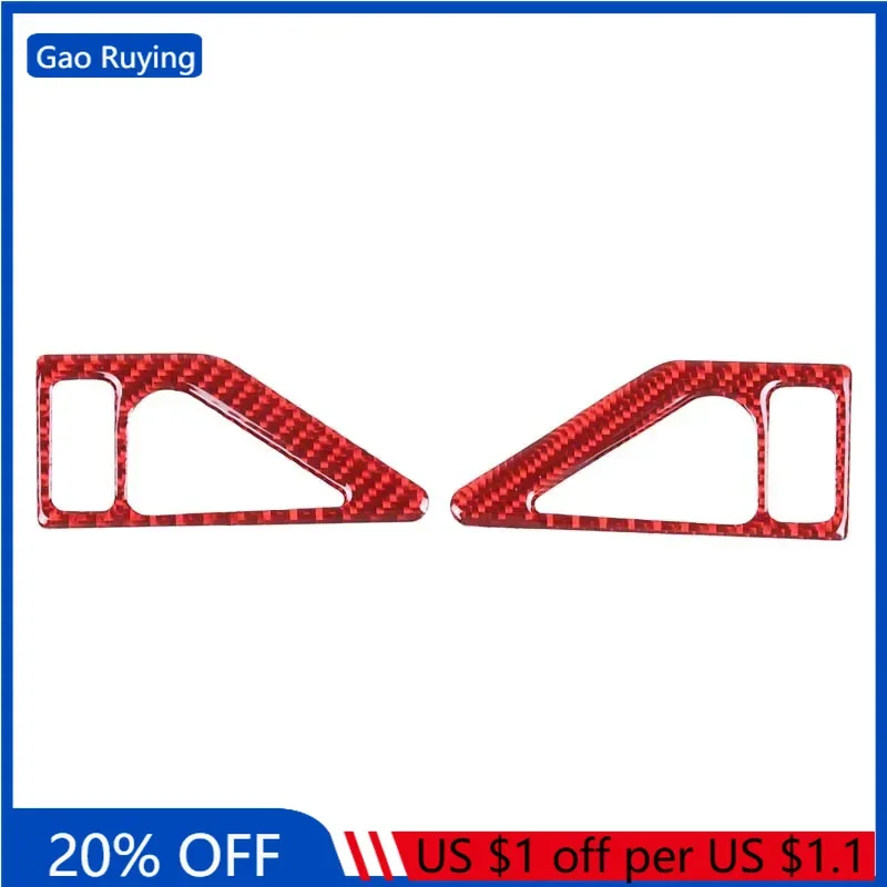

Gao Ruying For BMW 3 Series E46 98-04 Soft Carbon Fiber Car Rear Reading Light Frame Cover Trim Sticker Interior Car Accessories