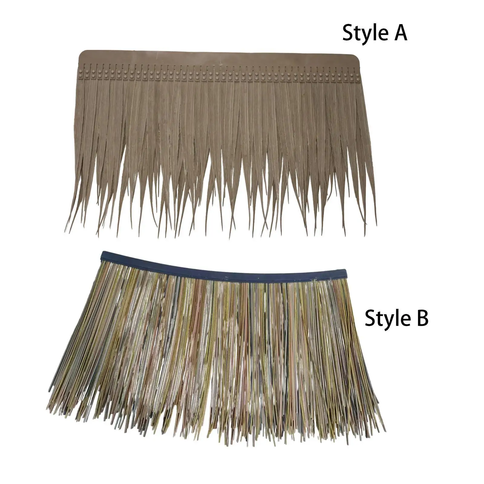 Fake Thatch Roof Grass Patio Sunshade Roll PE Material for Balcony Decoration Products and Outdoor Events