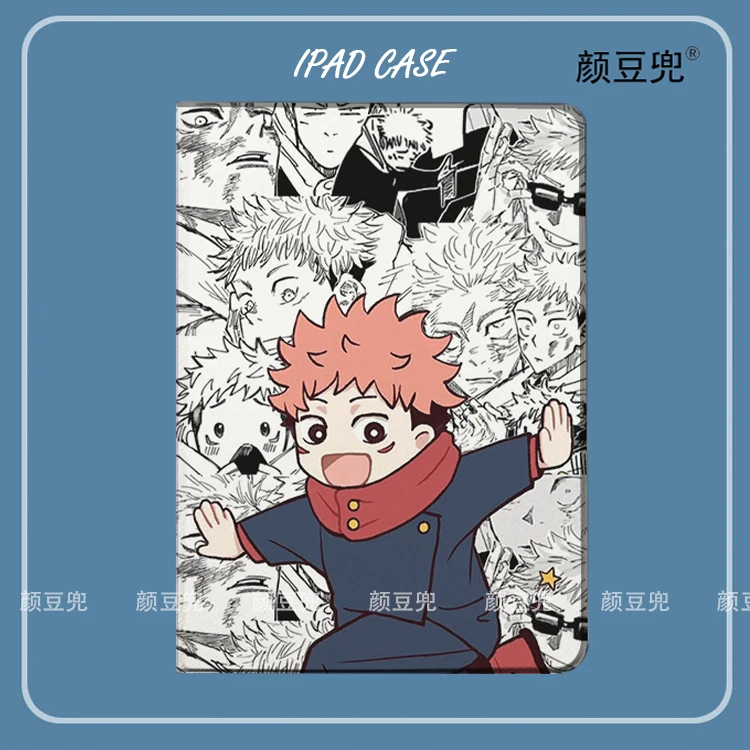 Itadori Yuji Anime Jujutsu  Case For iPad 10.2 8th Air 4 5 6 Mini 5 6 7 Case Luxury Silicone For iPad Air 4 iPad 10 Pro 11 13