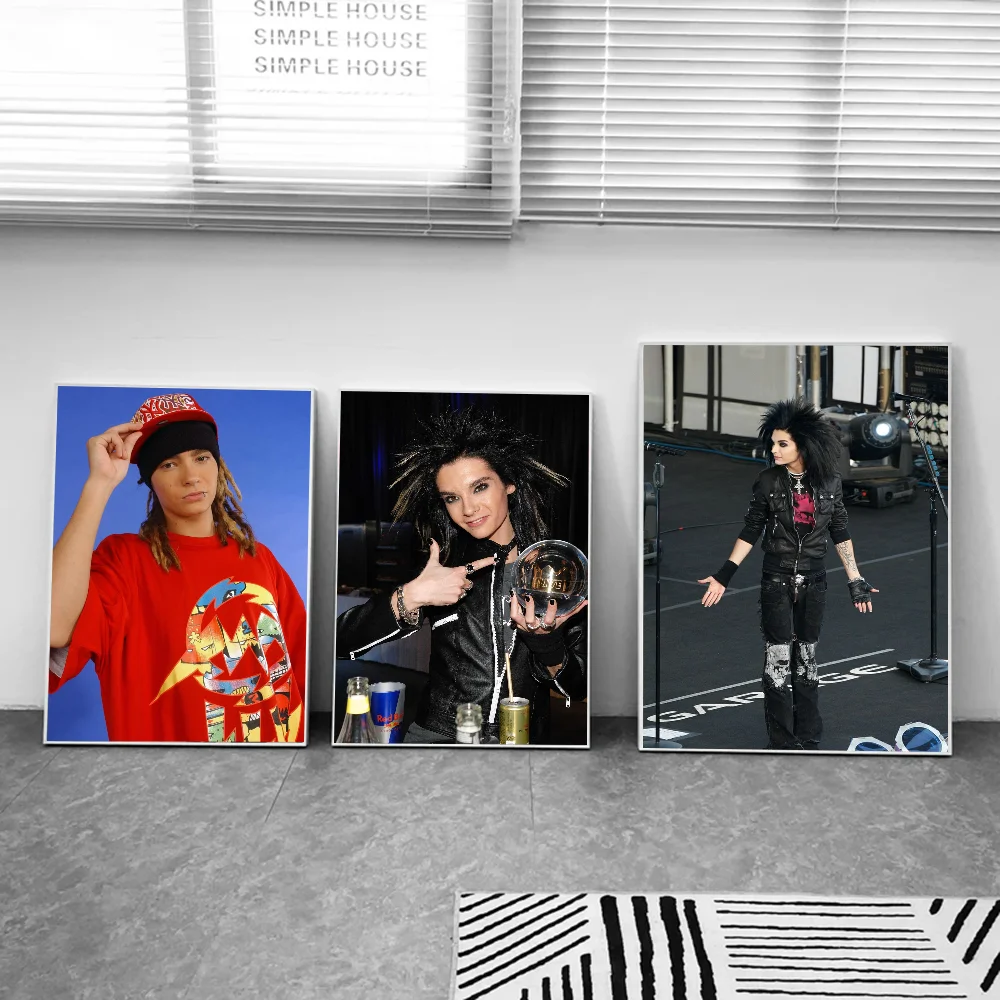 ملصق فني ذاتي اللصق Tokio-Bill Tom K-Kaulitz ، ملصق ورقي مقاوم للماء ، مقهى ، غرفة بار ، ديكور جداري ، فندق ، 1 #3