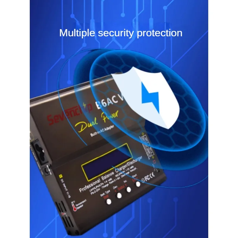 Professional B6ACV3 Upgraded Balance Charger for RC Drones and Planes with 80W Power and Internal Resistance Measurement