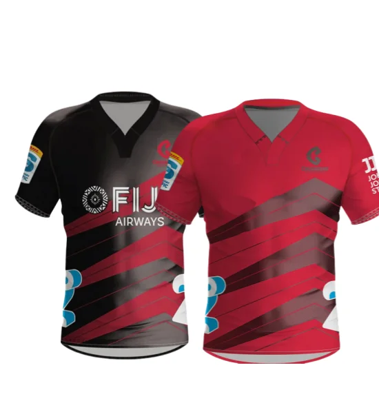 2024 NZ Crusaders Mens Replica Home/Away Super Rugby Jersey