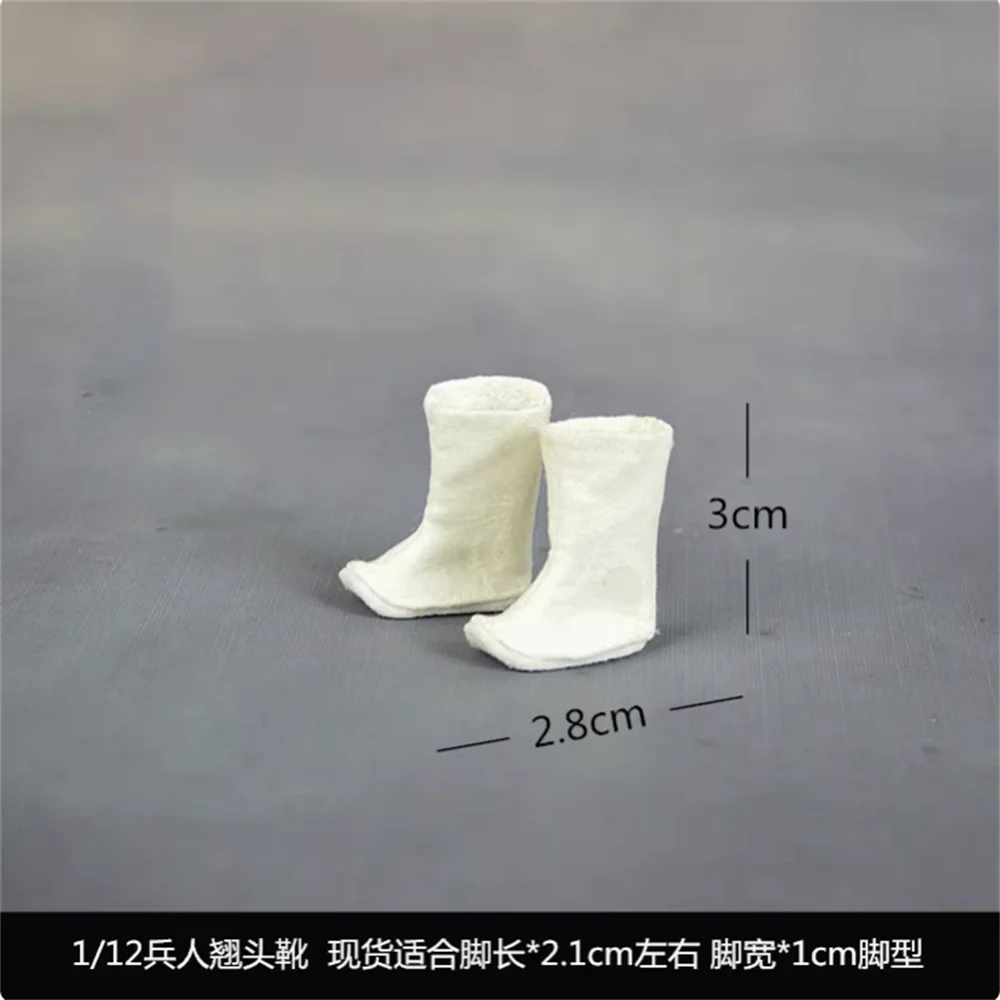 

YYDS 1/12 Ancient Soldier Royal Guards Upturned Boots Mini Long Boots Model Toy Fit 6'' Action Figure Body In Stock