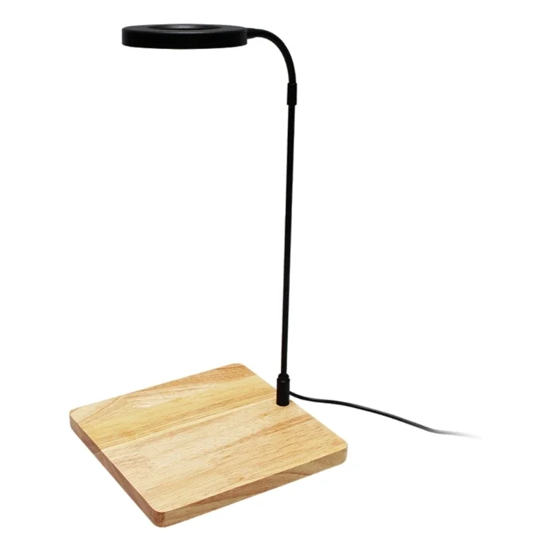 5 واط LED ضوء النبات مع قاعدة خشبية لخزانات الأسماك ومرابي الحيوانات الدورية شاشة ليد بطيف كامل الإضاءة USB تعمل مصباح #2