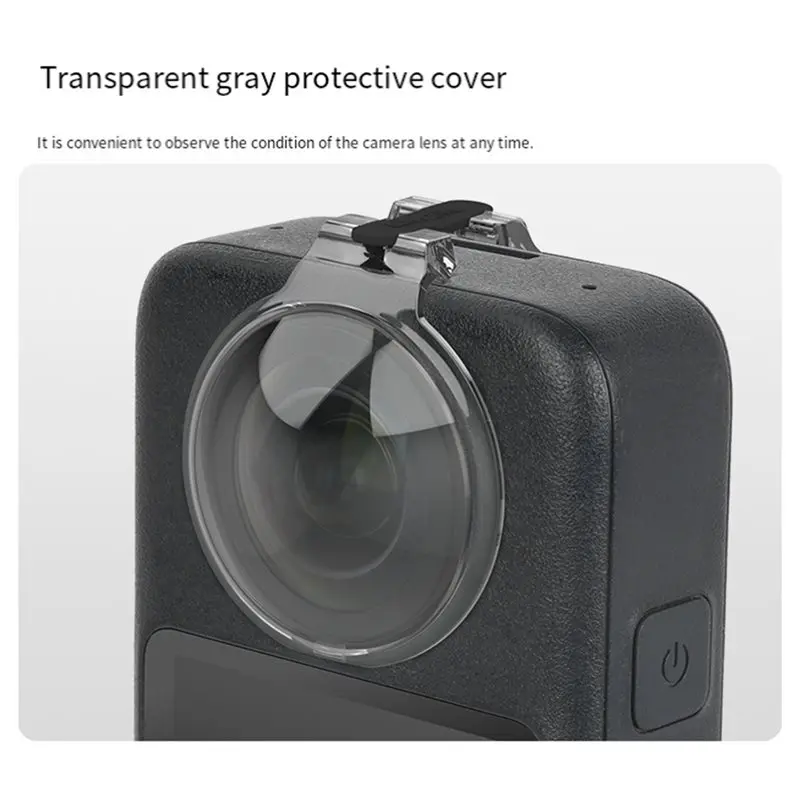 B92B Scratch-Resistant Lens Guards Portable Protective Cover for DJI Osmo 360 Accessories Anti-Reflective Coating