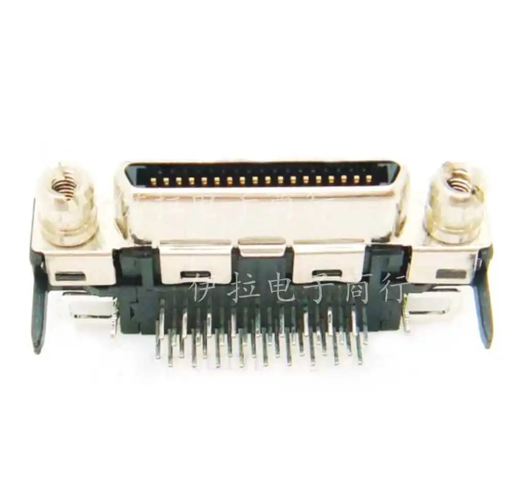 36PIN female slot type 0.8mm pitch 90 degree plug board with screw original genuine goods connector