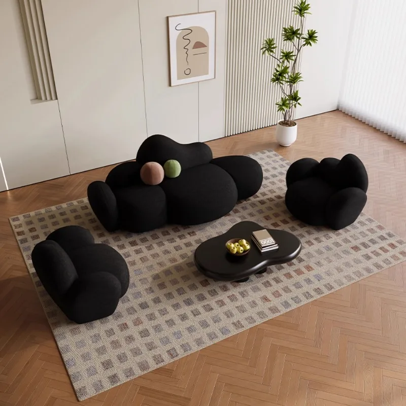 Cloud cream style sofa small apartment special-shaped creative small sofa