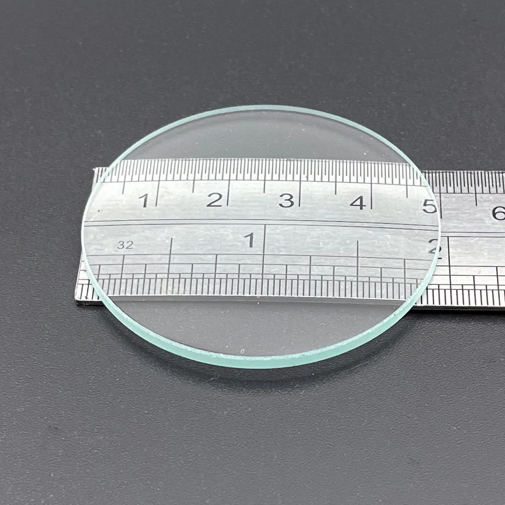 PATIKIL 100mm Focal Longueur Double Concave Lentille, 40mm Diamètre 6mm Hauteur Verre Optiquement Poli Arrondi Bords Lentille pour Physique Expérience, Clair