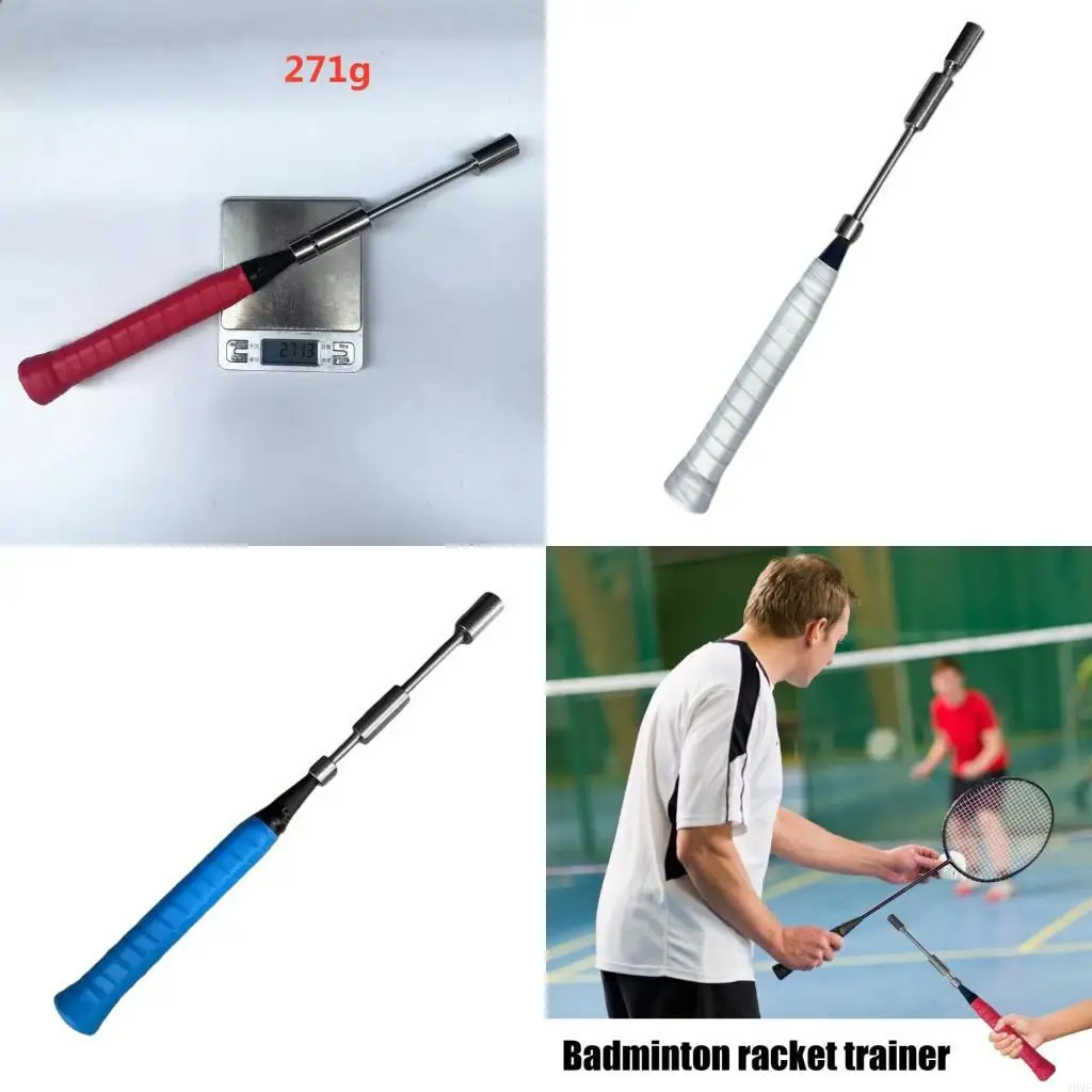 

Усовершенствованный инструмент для тренировок в бадминтоне сталь стальная строительство деревянная ручка для эффективного Jome