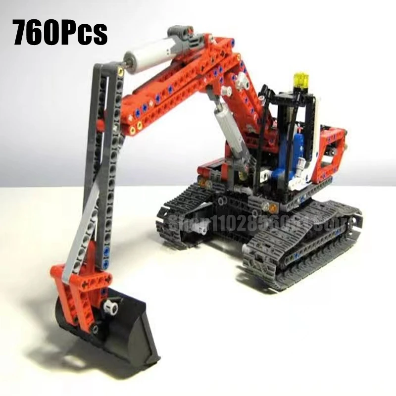 760pcs High Tech Excavator Building Blocks Compatible With 8294 20025 90022 Bricks Model Toys Builidng Blocks For Children Gift