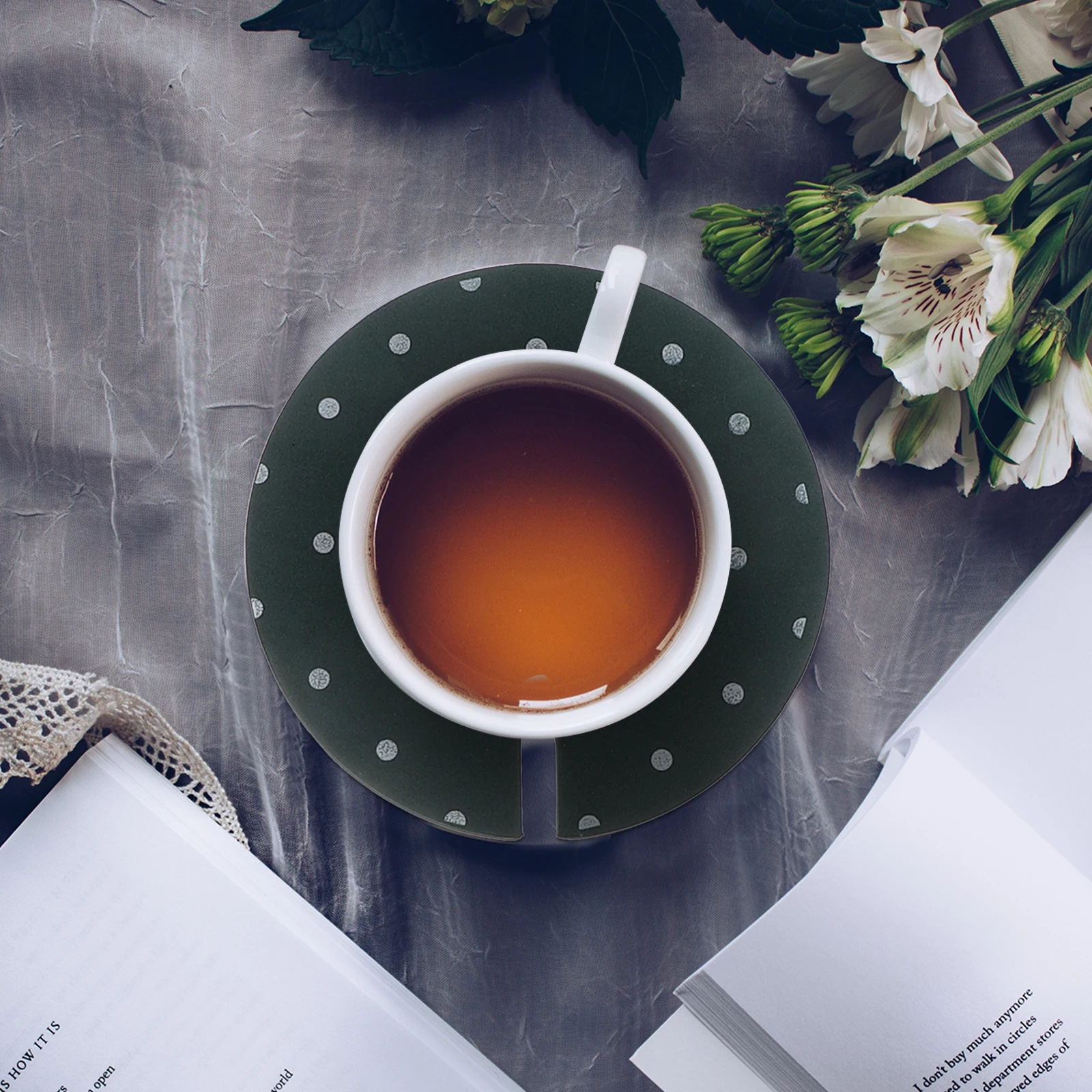 

6 Pieces Cactus Coasters Set Heat Resistant Table Coasters 80x80mm Decor Cup Mats Reusable Funny Gifts