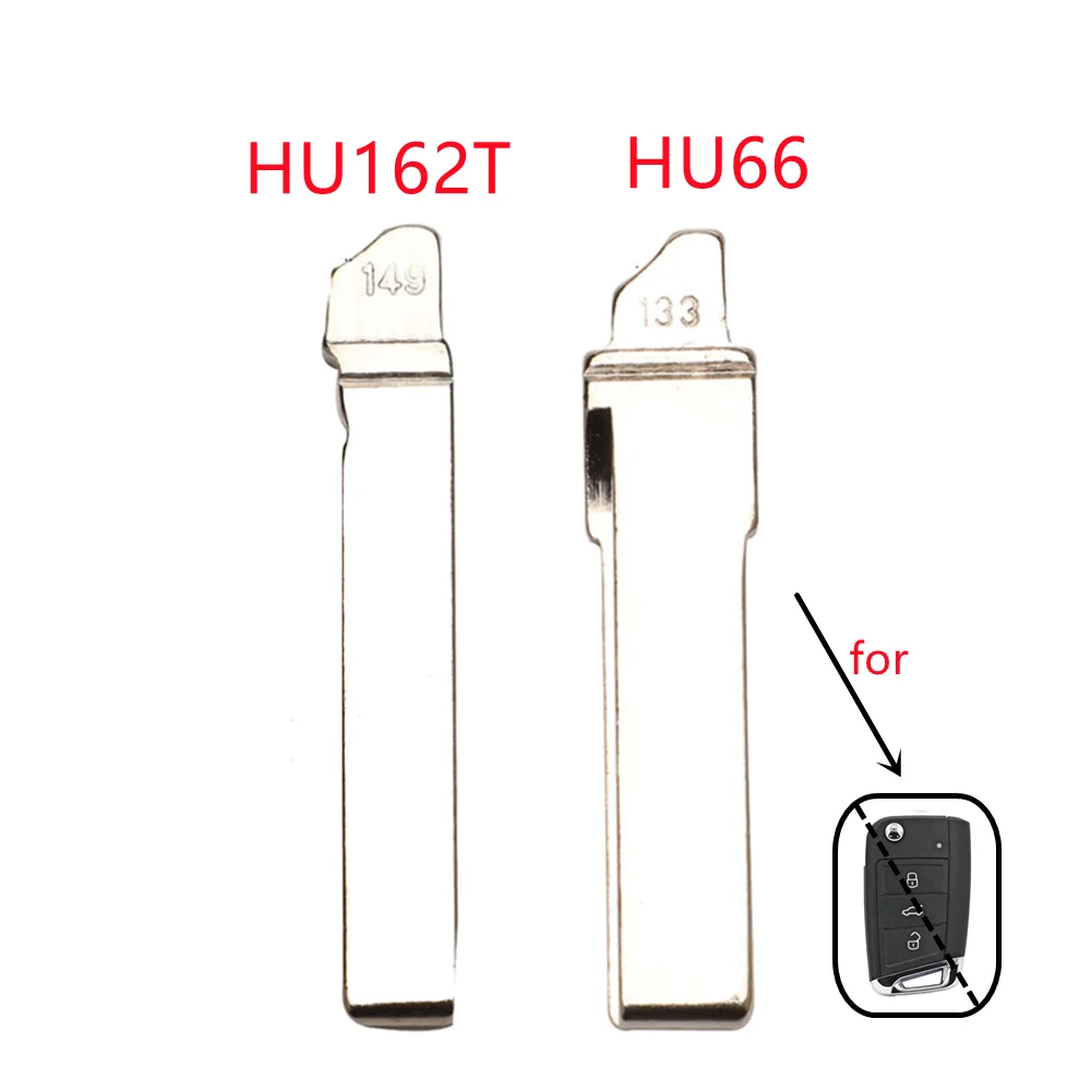 

1 Pcs Original Metal Blank Replacement Flip Remote Car Key Blade HU66 HU162T Blade for VW MQB