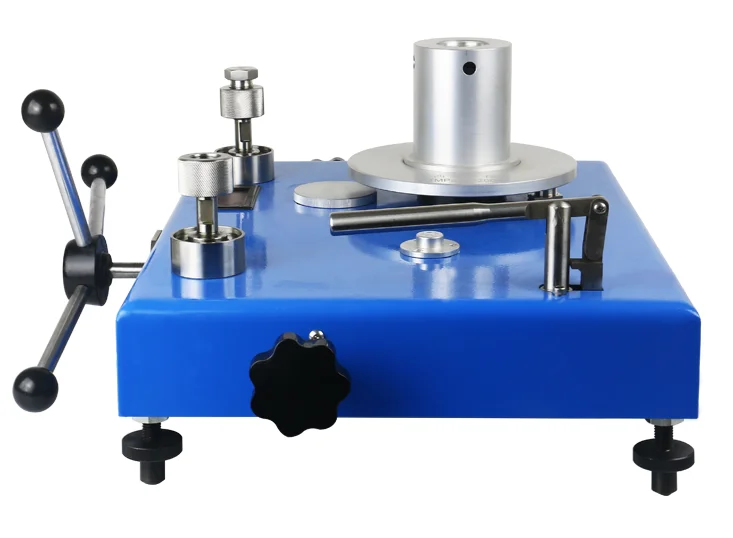 Morden Style Pressure Transmitter Calibration High Precision pressure gauge tester Hydraulic Piston Dead Weight Tester