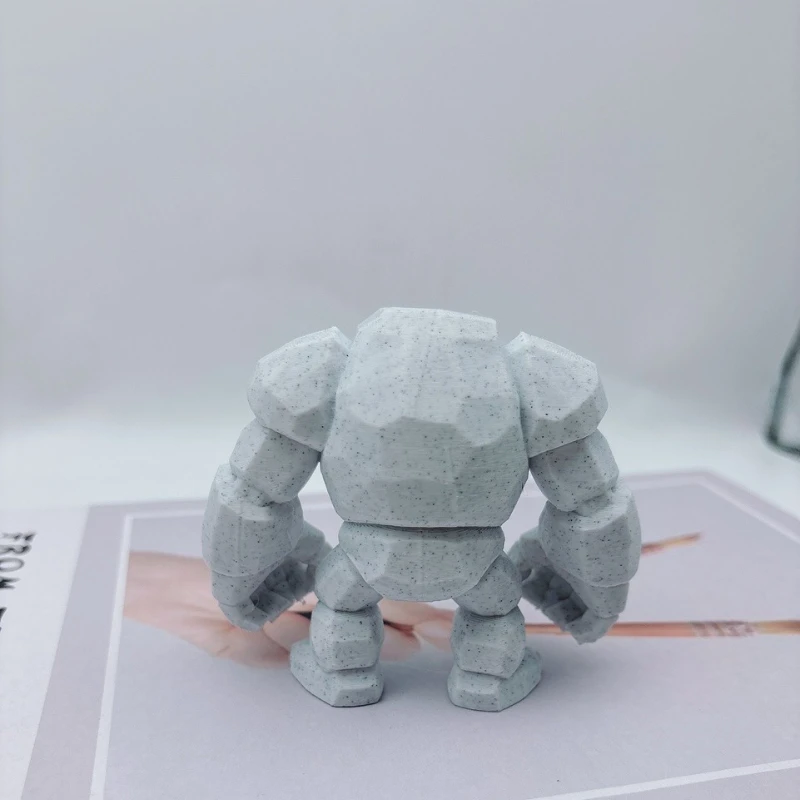 تماثيل نموذج صغير ثلاثية الأبعاد مطبوعة من الحجر ، تمثال حجري درع ووريورز نماذج حجرية لسطح المكتب تماثيل نموذج شخصية لعب الأدوار #5