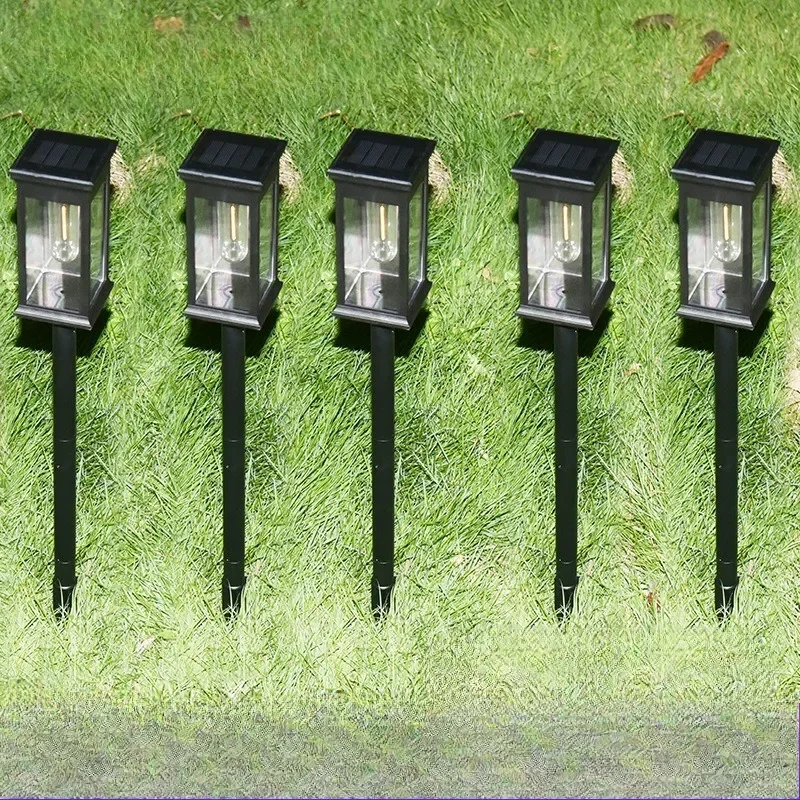 Solar Pathway Lights Outdoor Solar Pathway Garden Lamp Waterproof Landscape Lights Walkway Driveway Lawn Patio Garden Decor