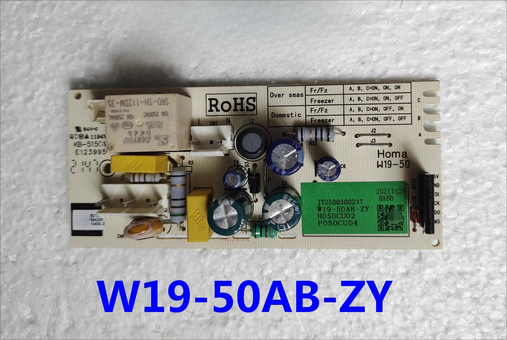 

Новая плата управления холодильником Homa W19-50AB-ZY W19-50AB, детали холодильника