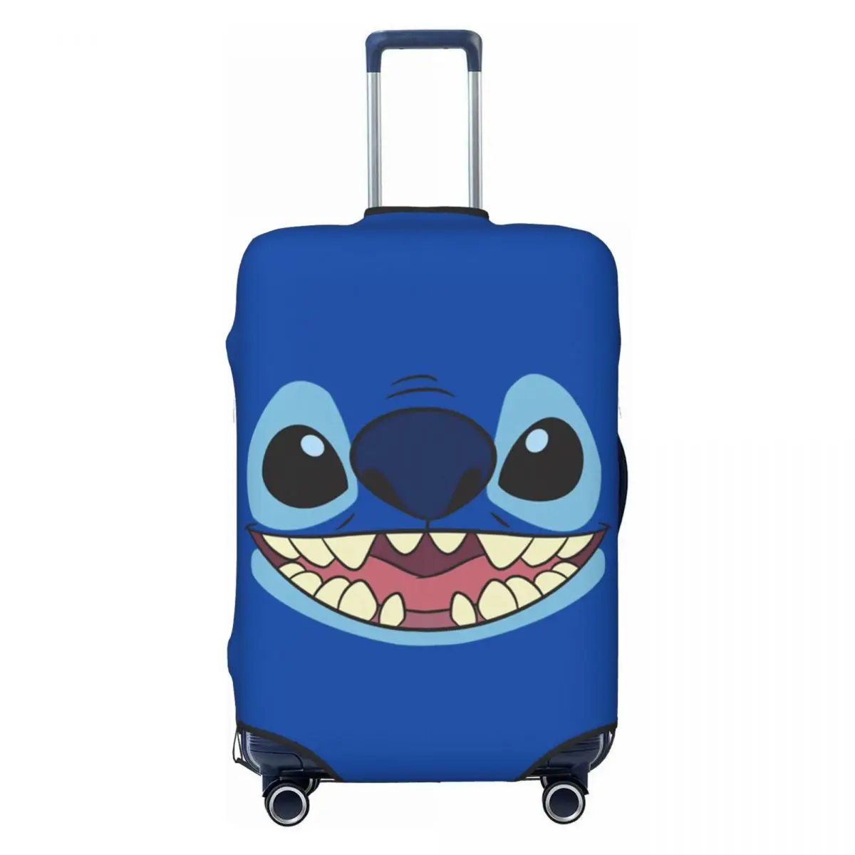 

Custom Boy's Lilo Stitchs Large Face Suitcase Cover Dust Proof Funny Anime Luggage Covers Protector for 18-32 inch