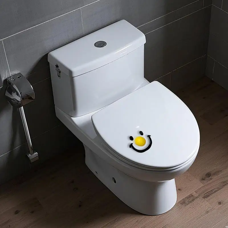 Levantador de tampa de vaso sanitário, alça de elevação, botão em forma de rosto sorridente, peças de reposição, levanta, evitar empurrador para evitar tocar