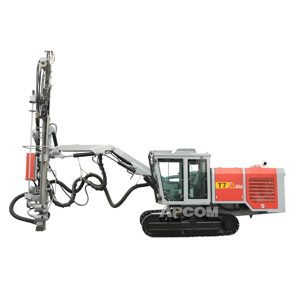 

Top Hammer Drilling Rig Machines APCOM T7 Drifter Drilling Top hammer Drilling Rig Hydraulic Top Hammers