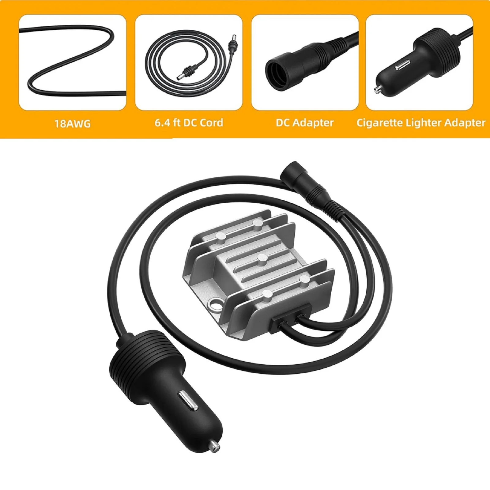 

Преобразователь питания постоянного тока с алюминиевым корпусом, 12 В/24 В в 30 В, 3,5 А, повышающий преобразователь, шнур питания, автоматический интерфейс для мини-кабеля питания Starlink