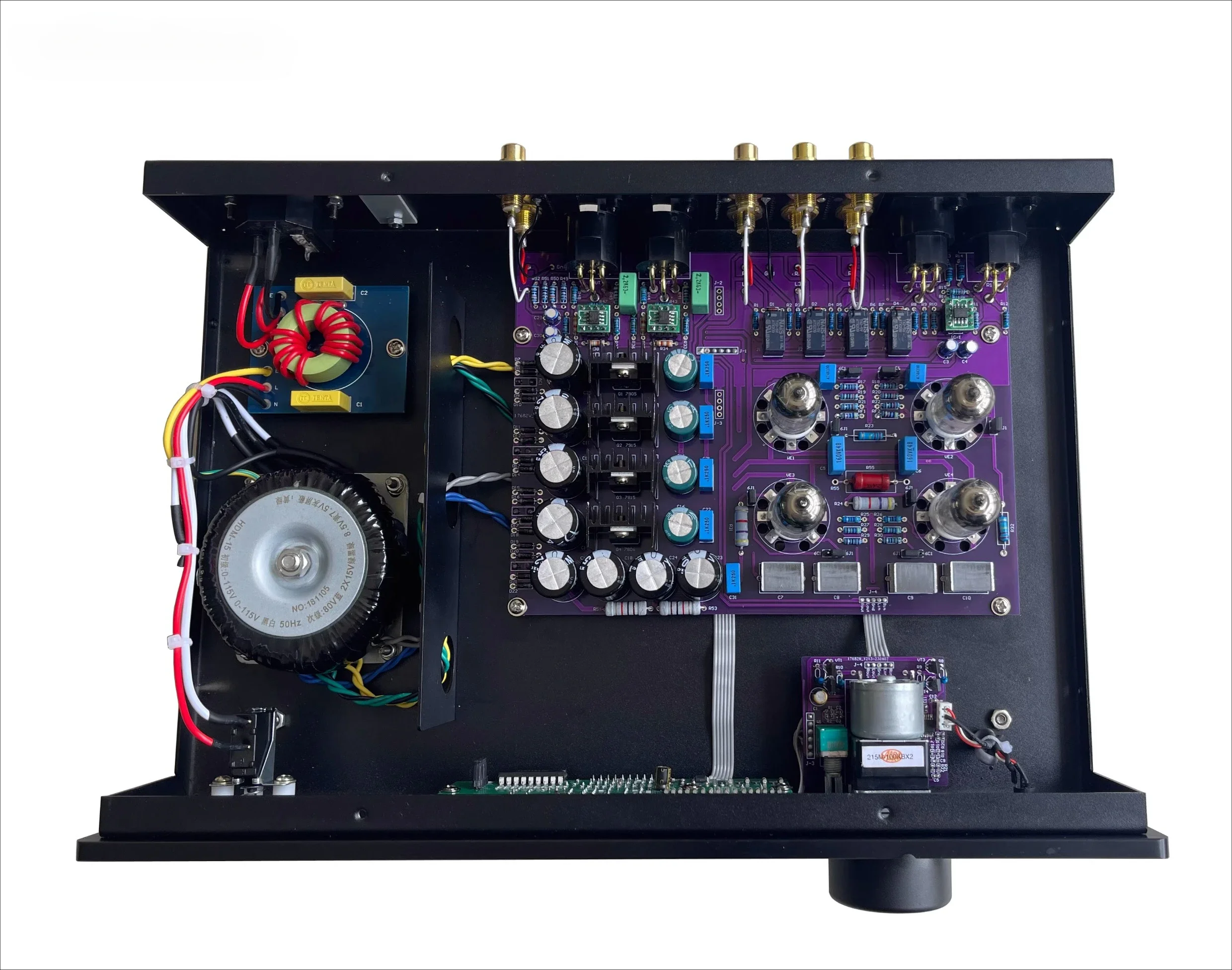 CHUBAN 768 Tube Balanced Preamplifier with Remote Control, Low Distortion Suitable for Home Use, RCA XLR Input/Output