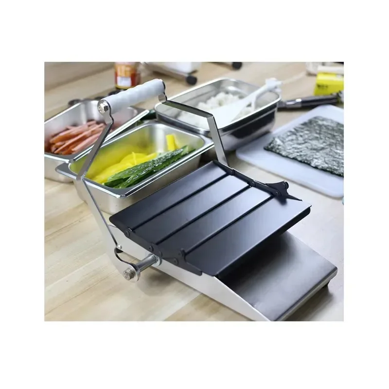 

Energy Saving Sheet Sushi Rice Ball Making Machine Vegetable Meat Roll Sushi Machine