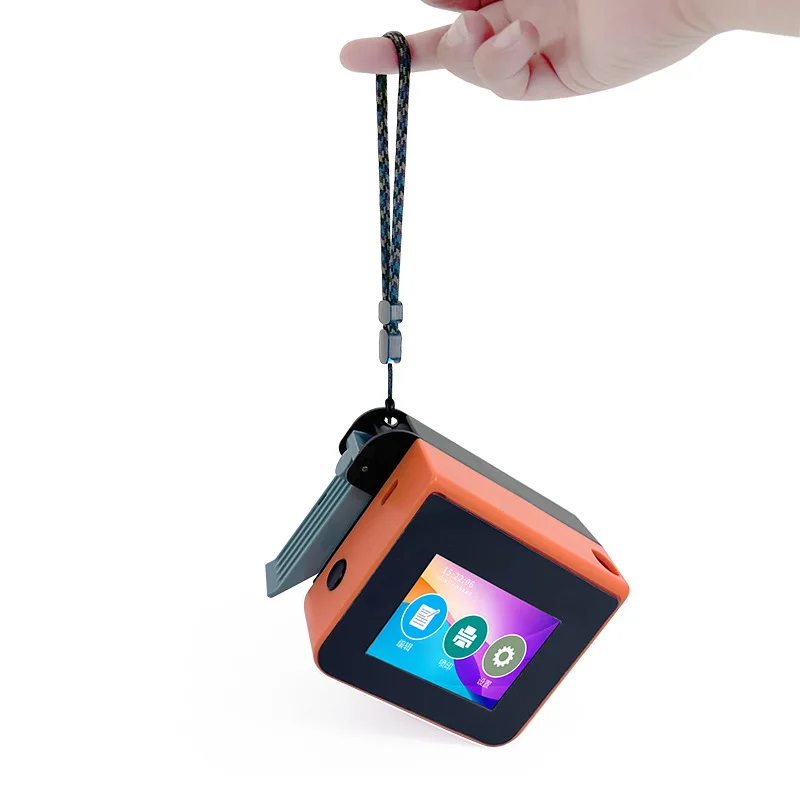 Portable Handheld Inkjet Printer, Bluetooth Phone Control Coding Machine with Original Ink Cartridge for Item Marking