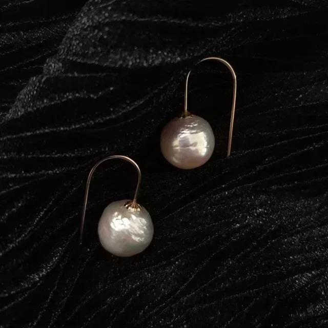 

9-10 Mm Natural Round Pearl Stud Earrings