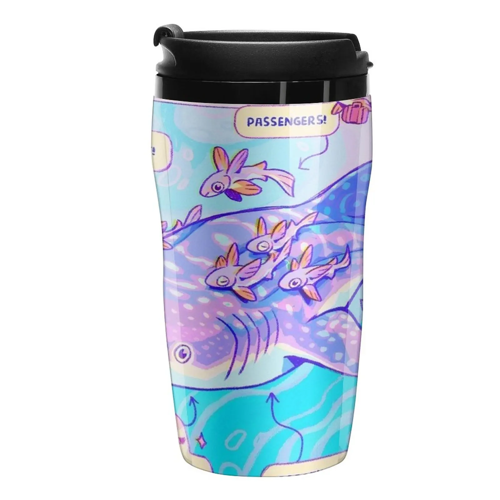 

New Whale Shark Anatomy Travel Coffee Mug Cup Coffee Set Espresso Shot Latte Cup