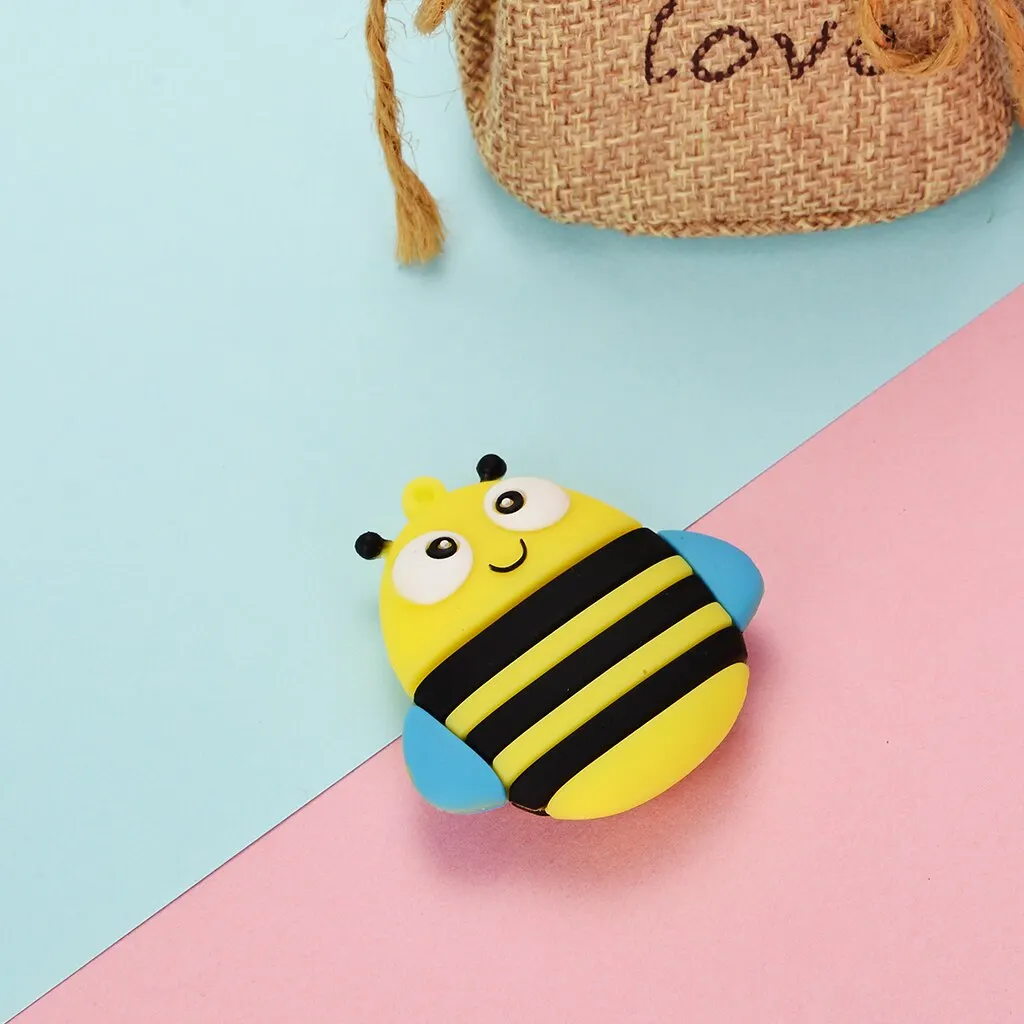 USB флеш-накопитель Bumblebee в форме пчелы, ПВХ, емкость 64 Гб