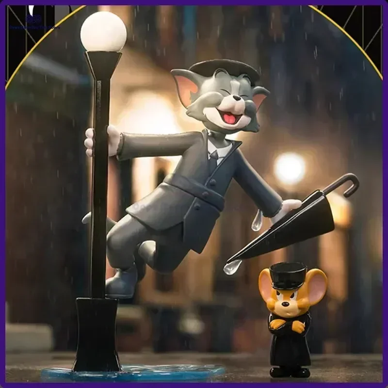 ชุดคอลเล็คชั่นครบรอบ9ซม. Tom and Jerry Warner ตุ๊กตาขยับแขนขาได้อนิเมะ Tom and Jerry น่ารักน่ารักของเล่นของขวัญ