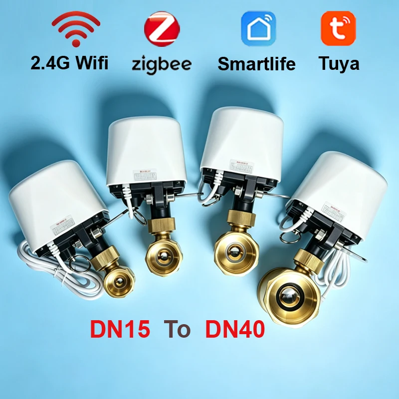 WIFI Smart Tuya Zigbee Ventil Gartenbewässerungstimer Automatisches Wasserventil Bewässerung BSP-Gewinde DN15 DN20 DN25 DN32 DN40