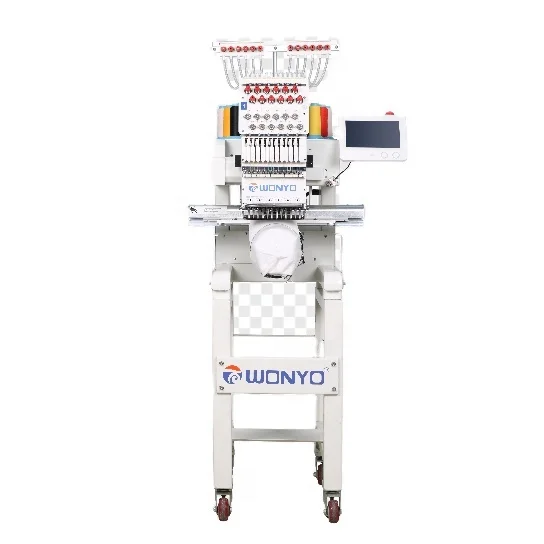 For Automatic Cap Embroidery Machine 1 Head 12 Needles Computerized Model WYQ1201 for Retail