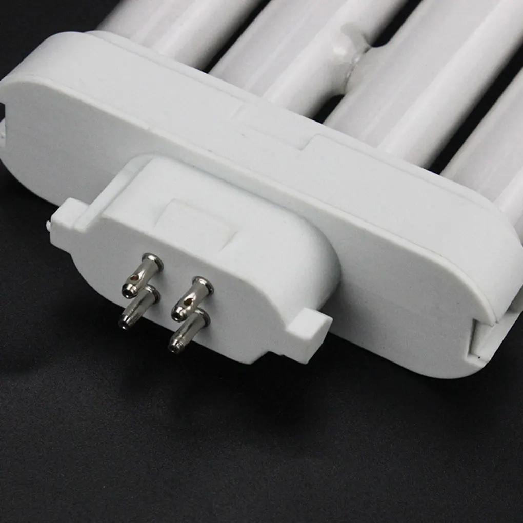 220V 4-pin Quad Tube Compact Fluorescent Light Bulb Lamps Eye-protection Reading Working Lighting Office Dormitory